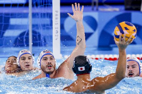 2024-07-28 Water Polo Men's Preliminary Round - Group B,Serbia ,Japan