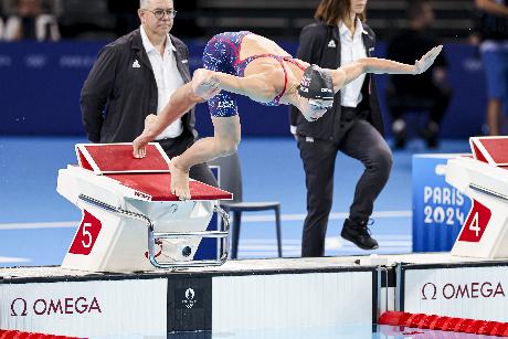 2024-07-27 Swimming ,Women's 100m Butterfly Semi-Final,Day 1