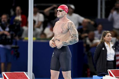 2024-07-27 Swimming ,Men's 100m Breaststroke Semi-Final,Day 1