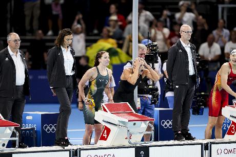 2024-07-27 Swimming ,Women's 4x100m Freestyle Relay Final,Day 1