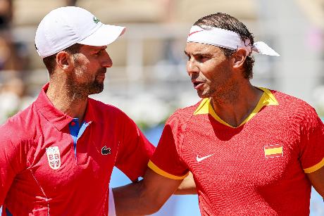 2024-07-29 Tennis Men's Singles Second Round ,Novak Djokovic (Serbia),Rafael Nadal (Spain)