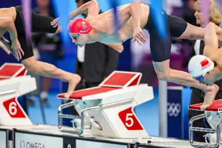 2024-08-01 Swimming ,Men's 200m Individual Medley Semi-Finals,Day 6