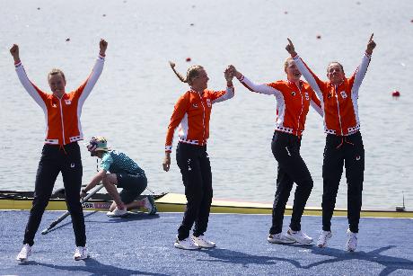 2024-08-01 Rowing,Women's Four Final,Day 6 