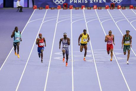 2024-08-07 Athletics,Men's 200m Semi-Final,Day 12