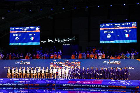 2024-01-13 European Waterpolo Championships 2024 3rd Place Women,Greece,Italy