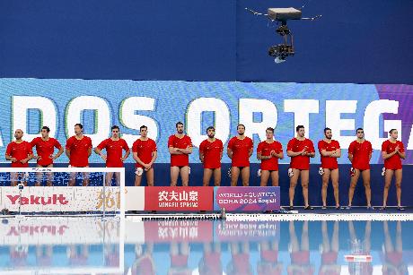 2024-02-13 Water polo Men Quarterfinal,Spain,Montenegro