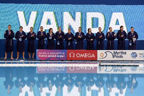 2024-02-14 Water polo Women Semifinal,Hungary,Greece