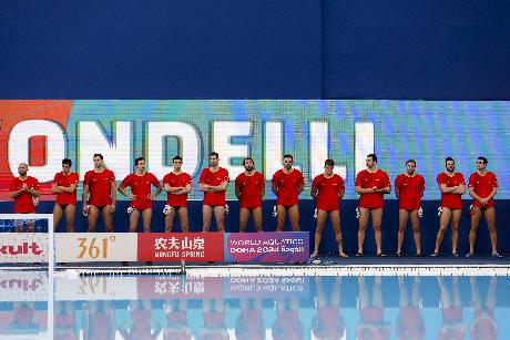 2024-02-15 Water polo Men Semifinal,Spain,Italy