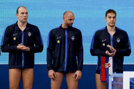 2024-02-17 water polo men Classification 5th-6th Place,Greece,Serbia