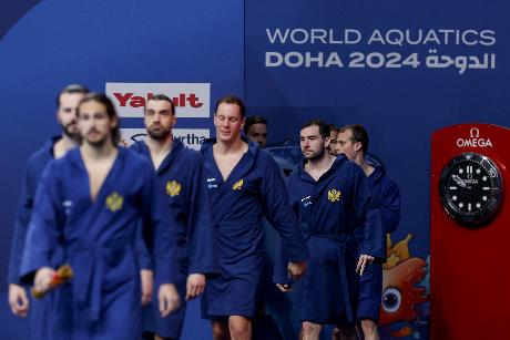2024-02-17 water polo men Classification 7th-8th Place,Montenegro,Hungary