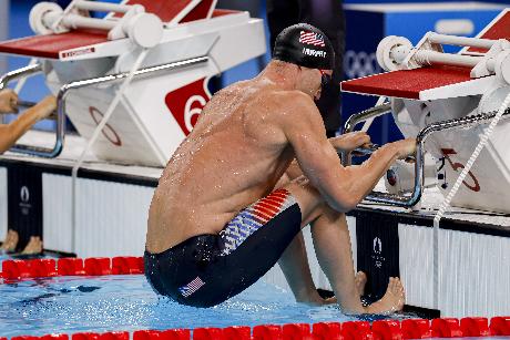 2024-07-28 Swimming,Men's 100m Backstroke Semi-Finals,Day 2