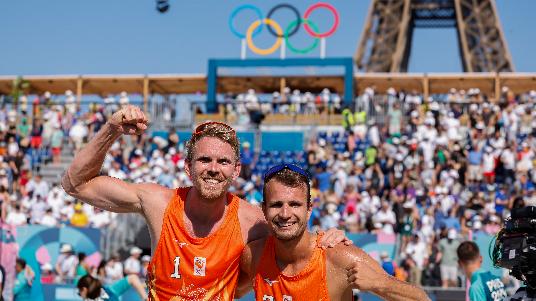 2024-07-29 Beach Volleyball Men's Preliminary Phase - Pool F,Netherlands ,Spain