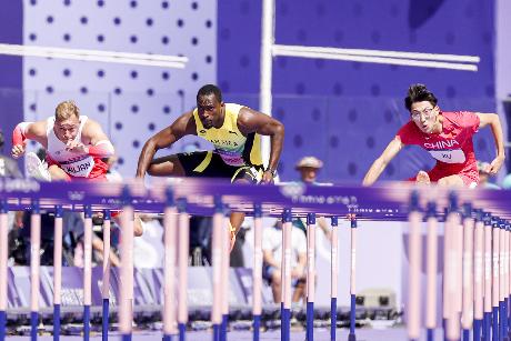 2024-08-04 Athletics,Men's 110m Hurdles Round 1,Day 9