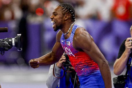 2024-08-04 Athletics,Men's 100m Final,Day 9 