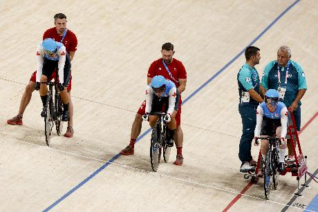 2024-08-05 Cycling Track,Women's Team Sprint Qualifying,Day 10