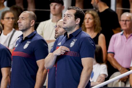 2024-08-07 Water polo Men's Quaterfinal,Greece,Serbia